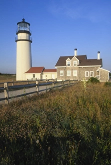 Restored Prints: North Turo Lighthouse, Cape Cod, Massachusetts, USA