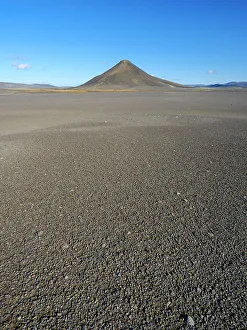 The northeastern interior highlands of Iceland in the Vatnajokull National Park, a UNESCO World Heritage Site