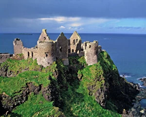Trending: Northern Ireland, County Antrim, Dunluce Castle. Picturesque Dunluce Castle attracts