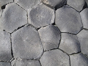 Images Dated 14th June 2010: Northern Ireland, Giants Causeway, near Bushmills, geologic hexagonal basalt columns