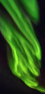 Mystical Prints: Northern Lights over Nuuk. Nuuk the capital of Greenland during late autumn
