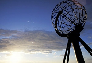 Norway. Arctic Circle marker