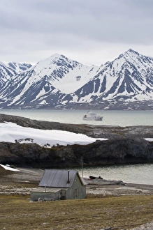 Images Dated 15th June 2005: Norway. Blomstandhalvoya or Ny London historic site Svalbard Archipelago, Norway