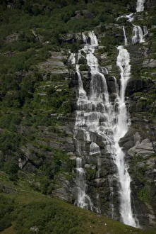 Norway, Geirangerfjord District. Jostedalsbreen National Park, Briksdals Glacier Norway, Geirangerfjord District. Jostedalsbreen National Park, Briksdals Glacier