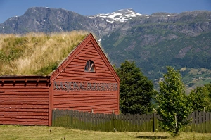 Images Dated 4th July 2009: Norway, Geirangerfjord District. Jostedalsbreen National Park. Park Visitor Center