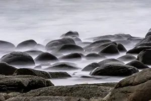 Nordland Prints: Norway, Lofoten Islands. Uttakleiv Beach
