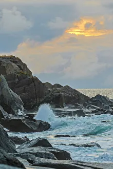 Norway, Lofoten Islands. Uttakleiv Beach