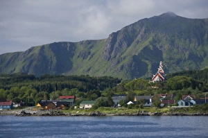 Images Dated 2nd July 2009: Norway, Nordland, Lofoten Archipelago, Gravdal. Buksnes Fjord (aka Buksnesfjorden)