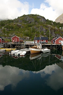Images Dated 2nd July 2009: Norway, Nordland, Lofoten Archipelago, Nusfjord. Norways oldest & best preserved