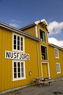 Nordland Prints: Norway, Nordland, Lofoten Archipelago, Nusfjord. Norways oldest & best preserved