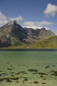 Images Dated 2nd July 2009: Norway, Nordland, Lofoten Archipelago, Gravdal area. Remote picturesque fjord
