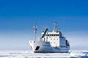 Images Dated 18th June 2005: Norway. Pack ice near Martensoya (Marten Island) Svalbard Archipelago, Norway