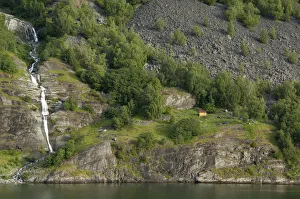 Images Dated 22nd June 2009: Norway, Sogne Fjord (aka Sognefjord), the longest fjord in the world. Views sailing