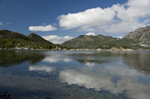 Images Dated 21st June 2009: Norway, Stavanger, Lysefjord (aka Lyse Fjord). Helleren area