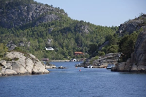 Housing Prints: Norway, Stavanger. Views along Lysefjord
