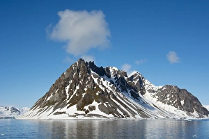 Northern Prints: Norway. Svalbard. Hornsund. Heavily eroded peaks