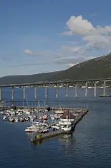 Images Dated 24th June 2009: Norway, Tromso. Gateway to the Arctic located above the Arctic Circle. Sailing into