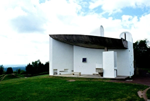 Images Dated 12th October 2005: Notre Dame de Haut by Le Corbusier. Ronchamp, Haute-Saone, Franche-Comte