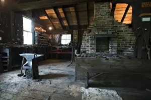 Tool Prints: Nova Scotia, Canada. Milton Blacksmith Shop Museum, Milton