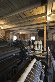 Cotton Prints: Nova Scotia, Canada. Old Woolen Mill Museum, Barrington
