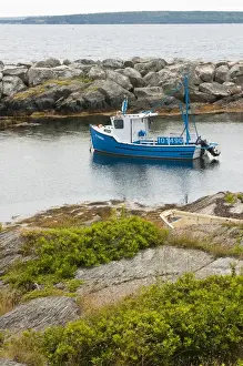 Blue Rock Prints: Nova Scotia, Canada. Scene around Blue Rocks in Lunenburg Harbour