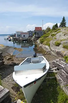 Images Dated 31st July 2009: Nova Scotia, Canada. Scene around Blue Rocks in Lunenburg Harbour