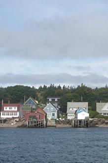 Brier Island Prints: Nova Scotia, Canada. Westport village, Brier Island