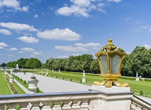 Images Dated 14th May 2012: Nymphenburg Palace and Park in Munich. Nymphenburg Palace, with its Park, gardens