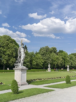 Nymphenburg Palace and Park in Munich. Nymphenburg Palace, with its Park, gardens