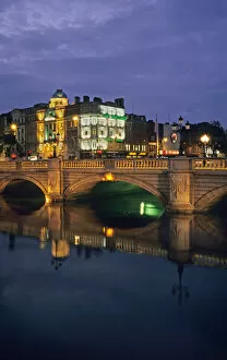 O Connell Bridge; River Liffy; Dublin; Ireland