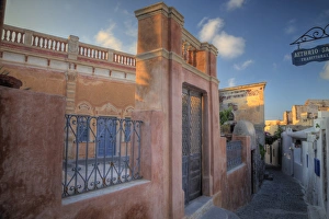 Balustrade Prints: Oai, Santorini, Greece