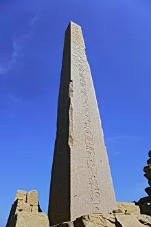 Obelisk of Queen Hatshepsut, Temple of Karnak located at modern day Luxor or ancient Thebes, Egypt