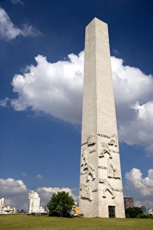 Images Dated 19th January 2007: This Oblisk is a monument to the Tenentes Revolt 1932 in Sao Paulo, Brazil
