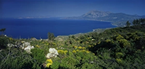Greek Island Prints: Ocean view, Samos, Greek Islands, Eastern Aegean Islands, Greece