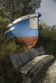 Images Dated 16th September 2006: Off-Street Parking for Evelyn May, Ucluelet, British Columbia, Canada, September 2006
