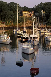 Oguinquit, Maine. The boats of Perkins Cove