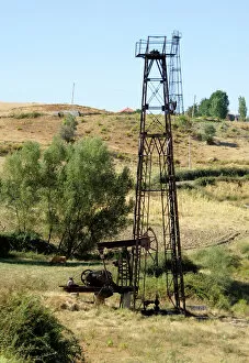Images Dated 13th August 2007: Oil extraction in Ballsh. Republic of Albania