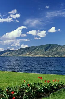 Okanagan Lake near Kelowna, British Columbia. okangan lake, water, kelowna