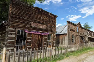Build Prints: Old buildings at Nevada City, Montana, USA