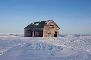 Images Dated 16th April 2006: old church on Herschel Island, off the Mackenzie River delta, Yukon Territory, Canada