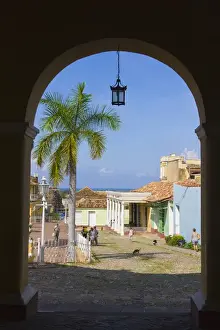 Cobbled Prints: Old city gate, Trinidad, UNESCO World Heritage site, Cuba