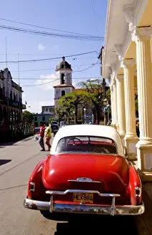 Habana Prints: Old classic American auto in Guanabacoa a town near Havana Cuba Habana