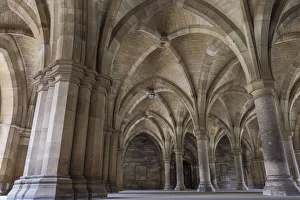 Images Dated 24th August 2020: Old Cloisters. Glasgow University, Scotland