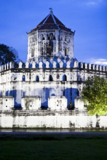 Cannon Prints: An old fortress on the side of the Chao Phraya River in Bangkok, Thailand