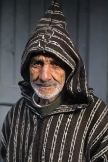 Middle Prints: Old Muslim Man with hood and smiling in Tangier Morocco Africa Portrait (MR)