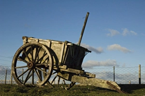 Cart Prints: Old peat cart used to transport the peat from the fields to the homes. Peat has now
