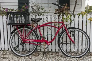 Old Schwinn bicycle in Key West, Florida, USA