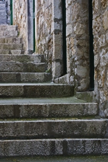 Images Dated 13th May 2007: Old stairway, Hvar Island, Croatia
