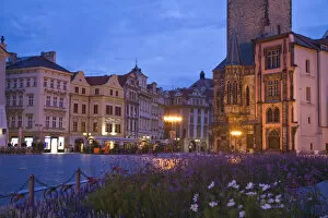 Images Dated 4th July 2007: Old Town Hall & The Astronomical Clock, founded in 1338, Historical Center of Prague-UNESCO