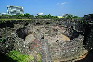 National Prints: Old watchtower Baluarte de San Diego, Intramuros, Manila, Luzon, Philippines